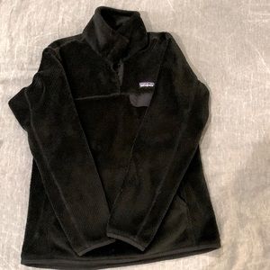 Patagonia Re-Tool Snap-T Pullover (Black, Medium)